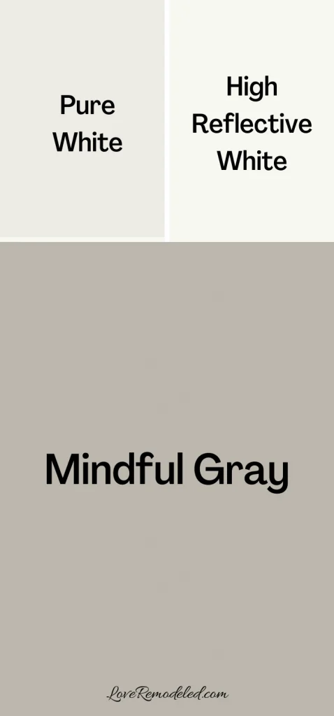 Mindful Gray Trim Colors