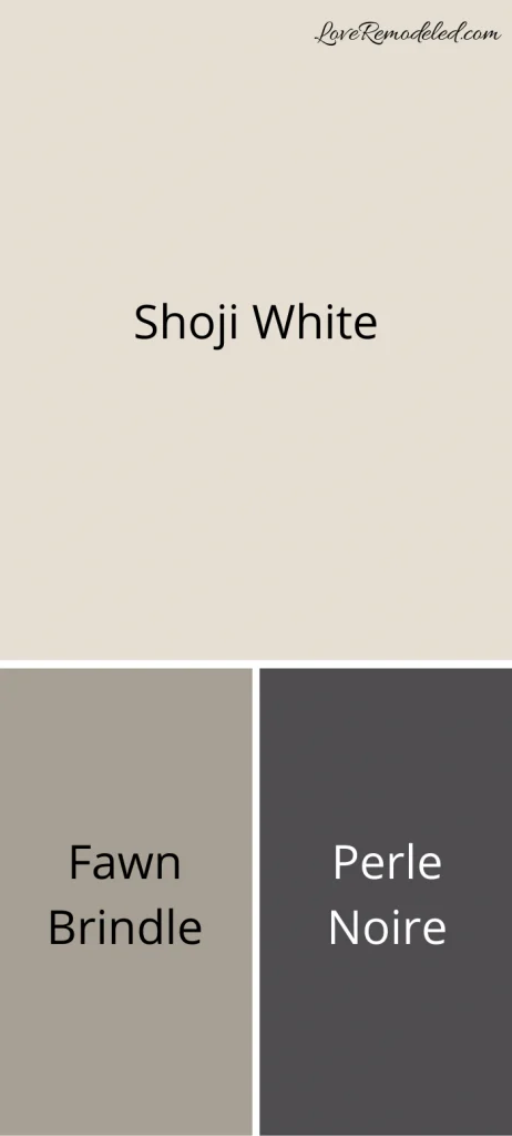 Shoji White Coordinating Colors