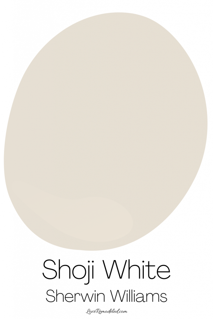 Shoji White Sherwin Williams