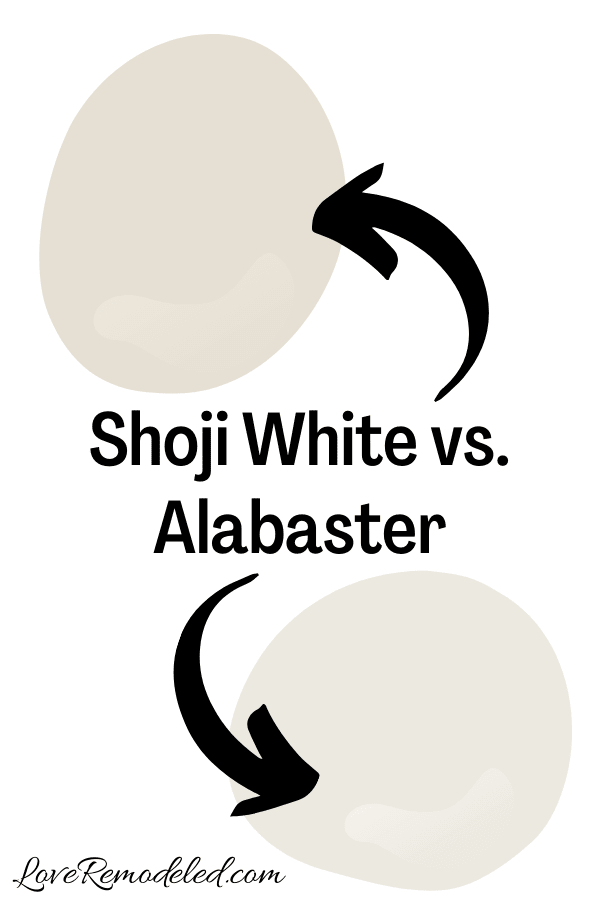 Shoji White vs. Alabaster