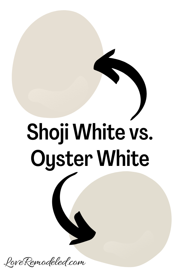 Shoji White vs. Oyster White