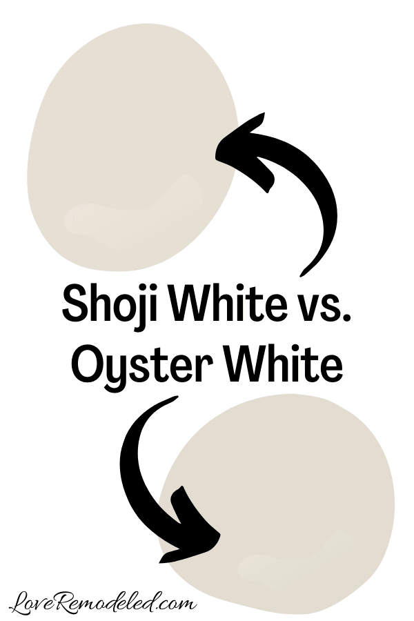 Shoji White vs. Oyster White