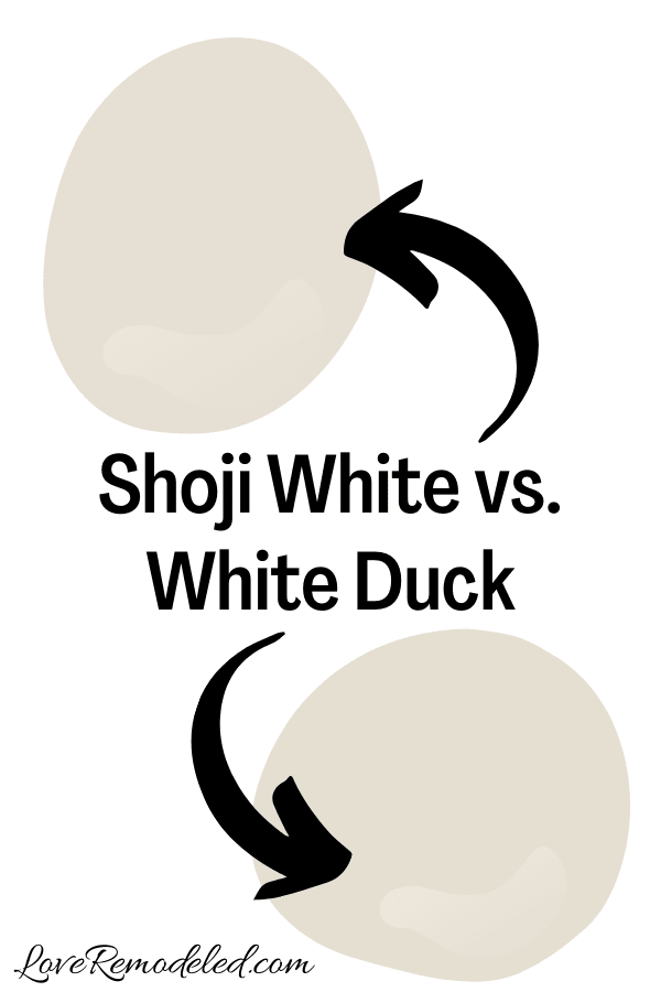 Shoji White vs. White Duck