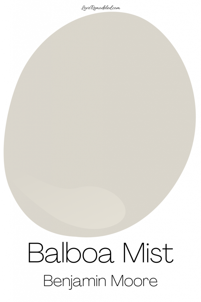 Balboa Mist Benjamin Moore Paint Drop