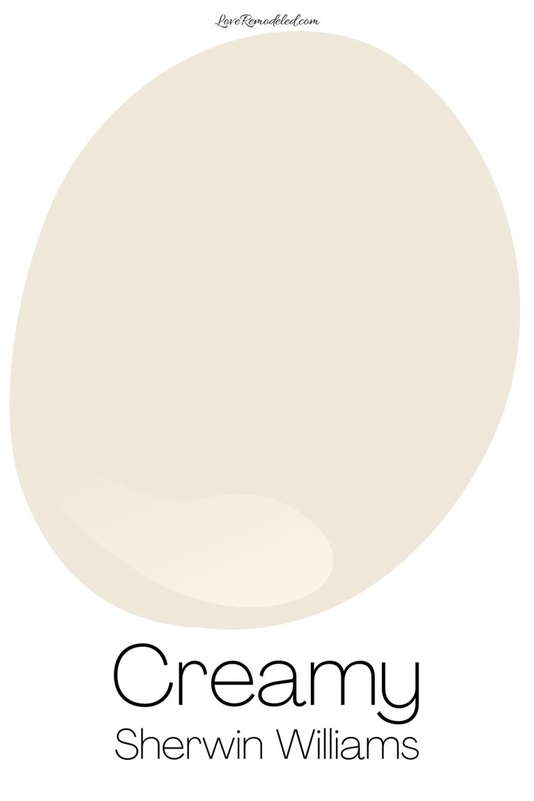Sherwin Williams Creamy Paint Color Love Remodeled