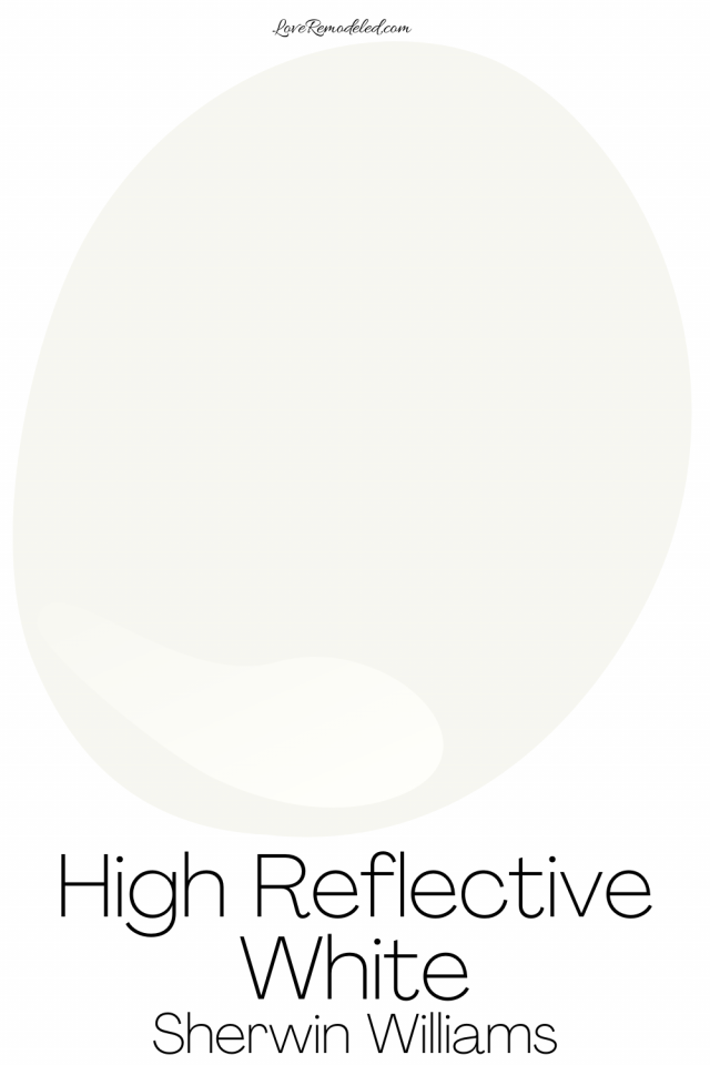 High Reflective White, Sherwin Williams' Brightest White Paint - Love