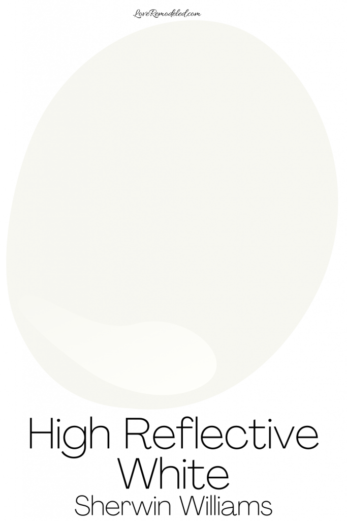 High Reflective White Sherwin Williams Paint Drop