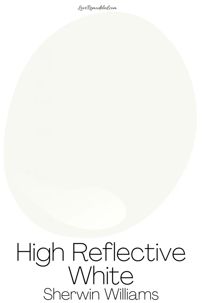 High Reflective White Sherwin Williams Paint Drop