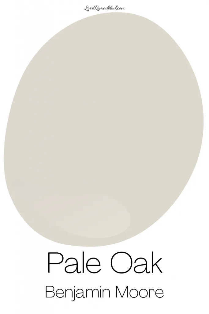 Benjamin Moore Pale Oak Paint