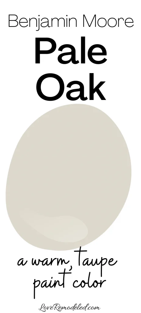 Pale Oak Paint Benjamin Moore