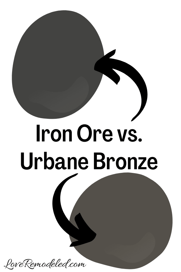 Iron Ore vs. Urbane Bronze