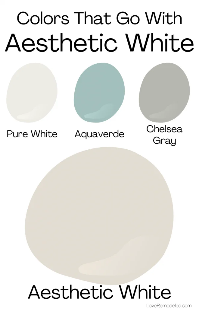 Complimentary Colors for Aesthetic White