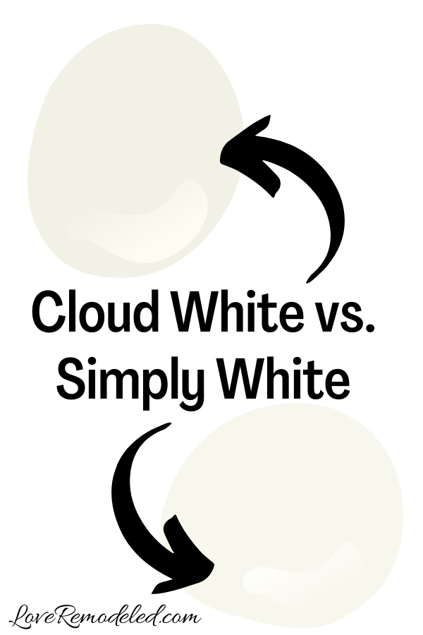 Cloud White vs. Simply White