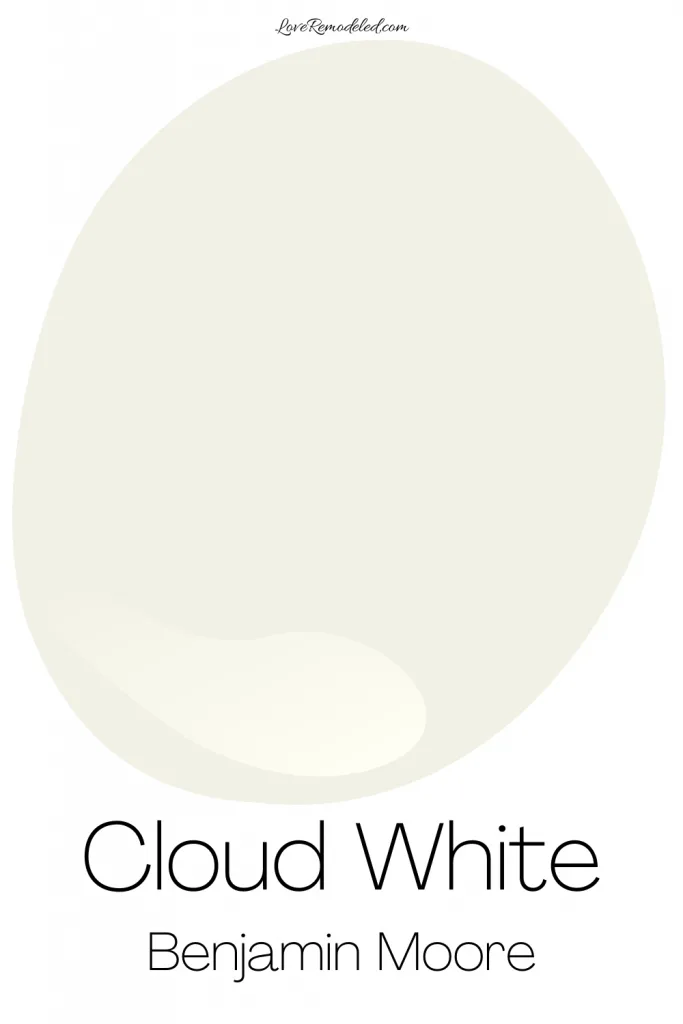 Cloud White Paint Color By Benjamin Moore Love Remodeled - Most Popular Benjamin Moore Off White Paint Colors 2021