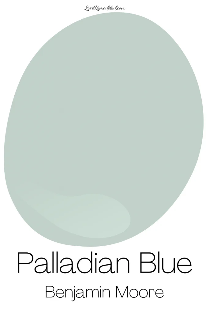 Palladian Blue Benjamin Moore Paint Drop