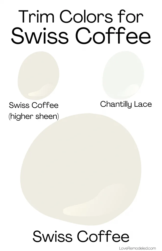 Swiss Coffee Benjamin Moore Trim Colors