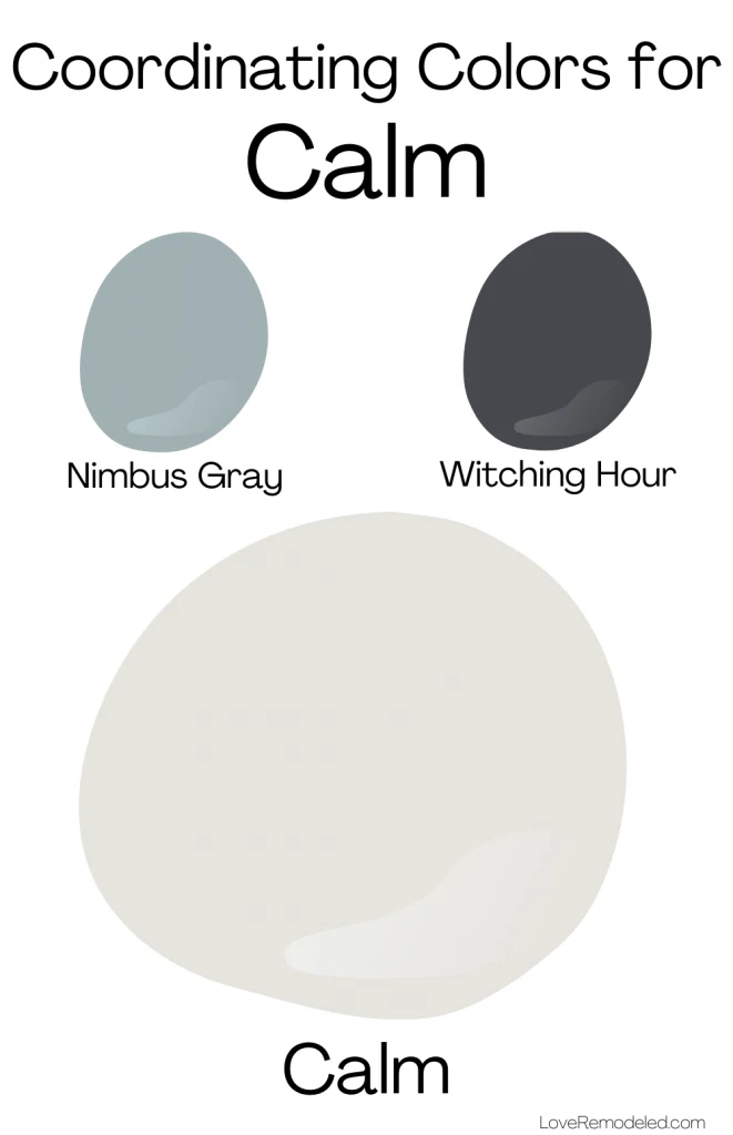 Calm Benjamin Moore Color Scheme