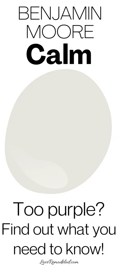 Calm Benjamin Moore Paint Color