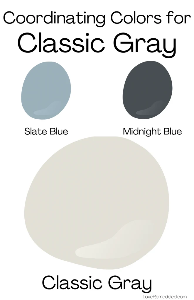 Classic Gray Benjamin Moore Color Scheme #1