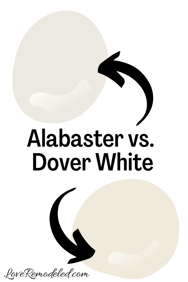 Alabaster vs. Dover White