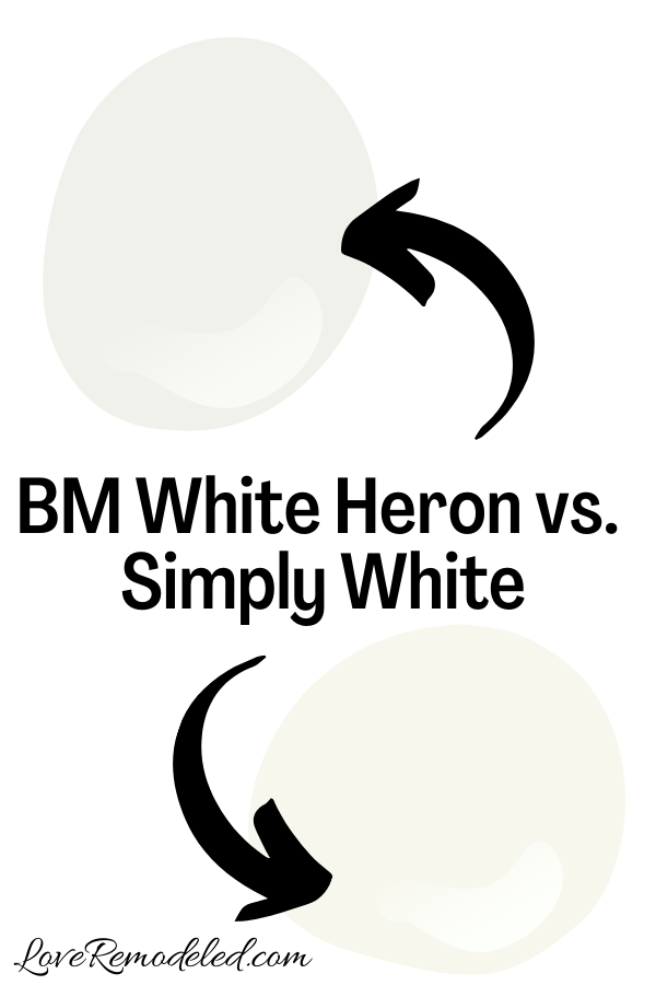 White heron deals benjamin moore
