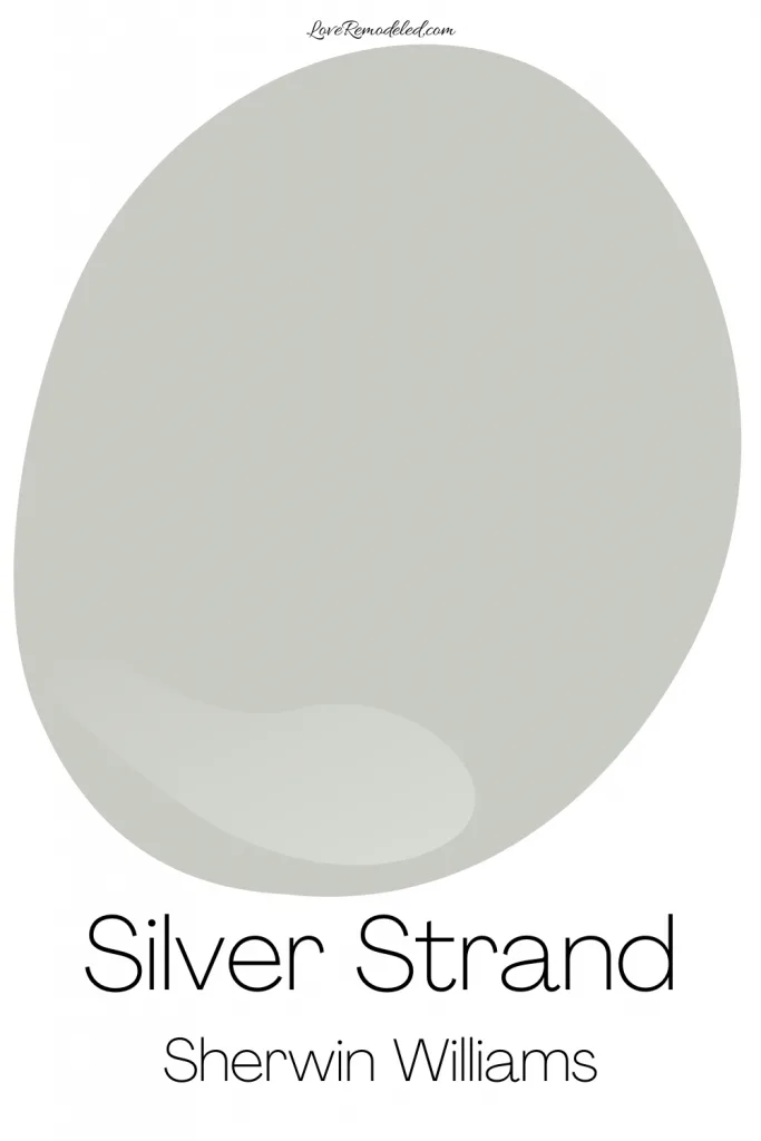 Silver Strand Sherwin Williams Paint Drop