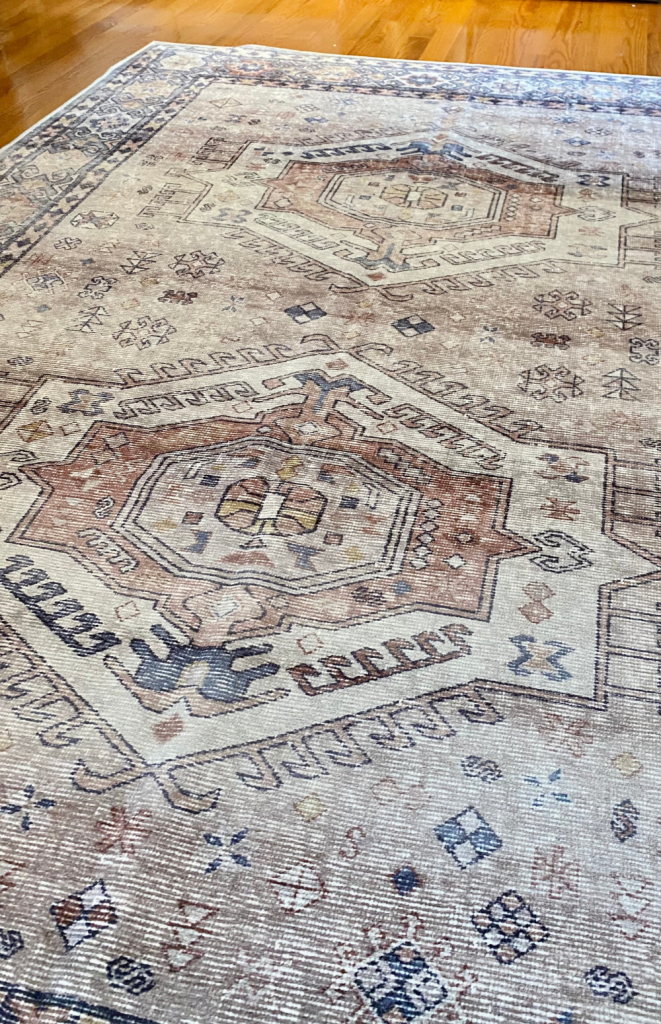 My Tumble washable rug when I first put it on my floor.