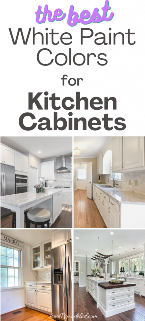 Best White Paint Colors for Kitchen Cabinets