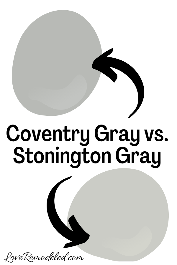 Benjamin Moore Coventry Gray vs. Stonington Gray