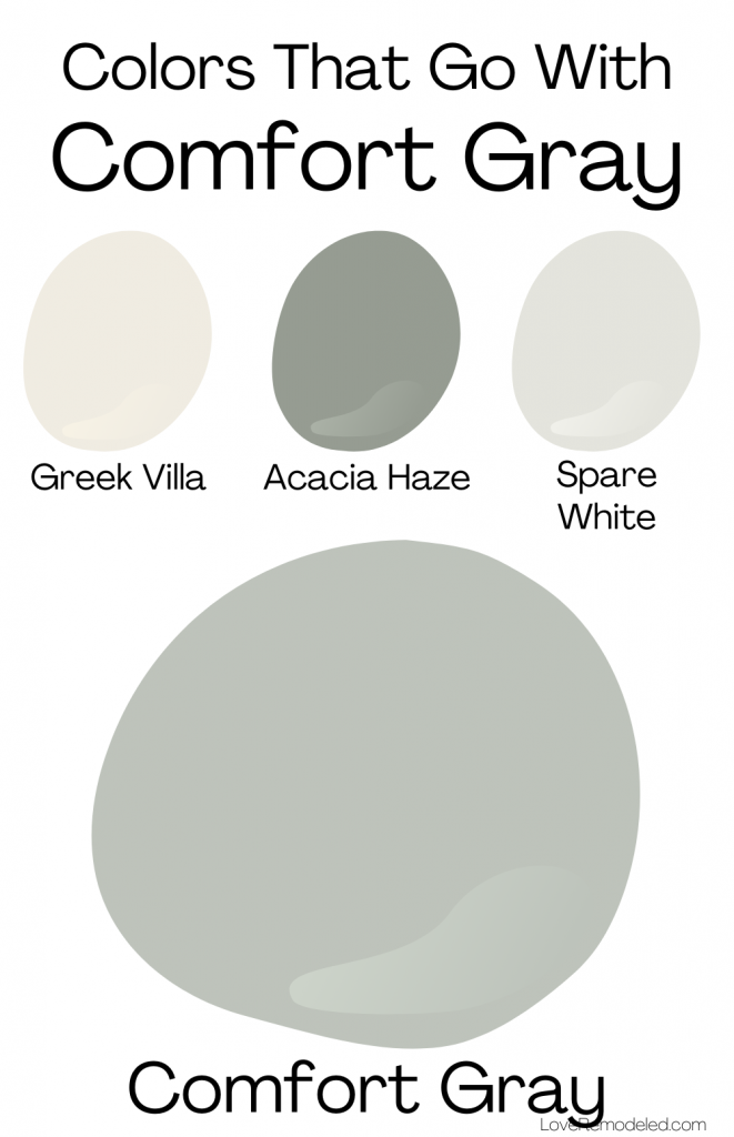 Comfort Gray a Sherwin Williams Green Paint Color Love Remodeled