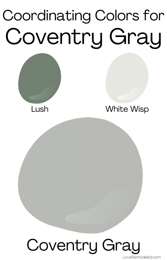 Paint colors that go with Coventry Gray 1