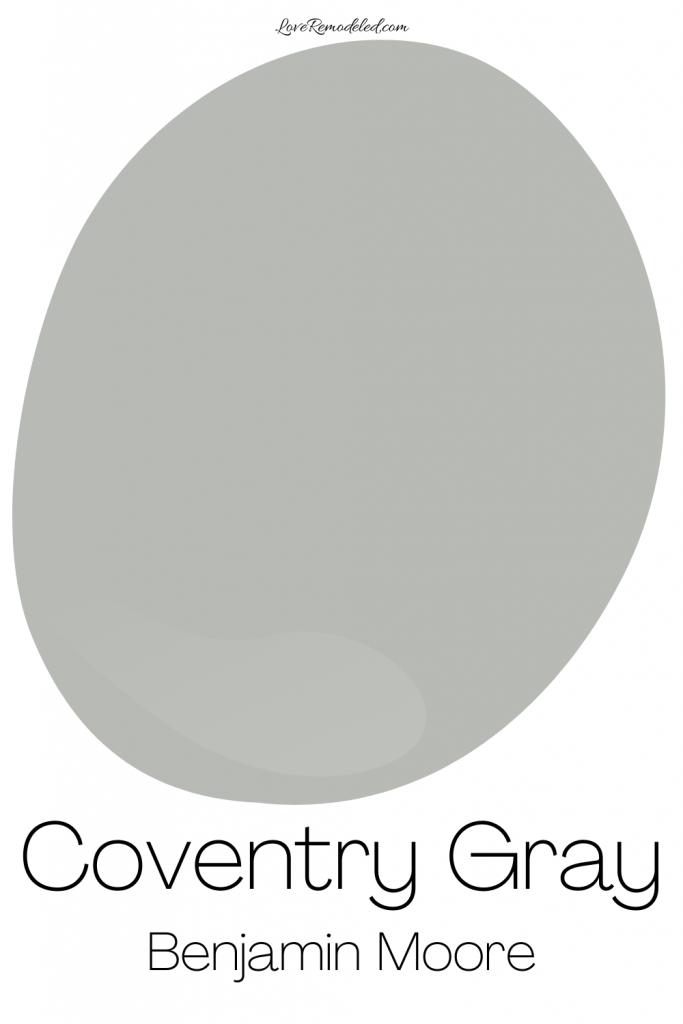 Coventry Gray Benjamin Moore Paint Drop