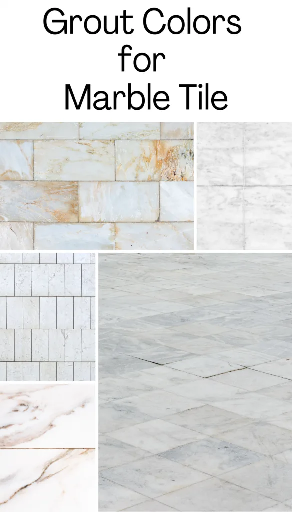 Grout Colors for Marble Tile