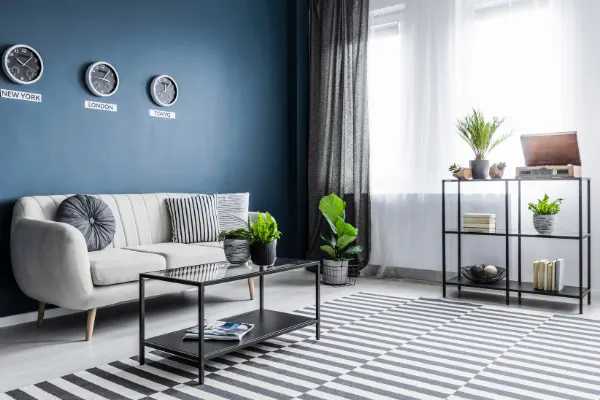 Navy Blue Paint Living Room