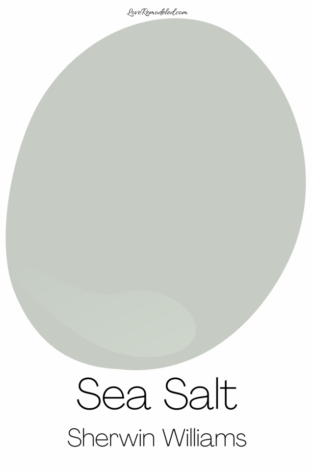 Sherwin Williams Sea Salt Paint Color - Love Remodeled