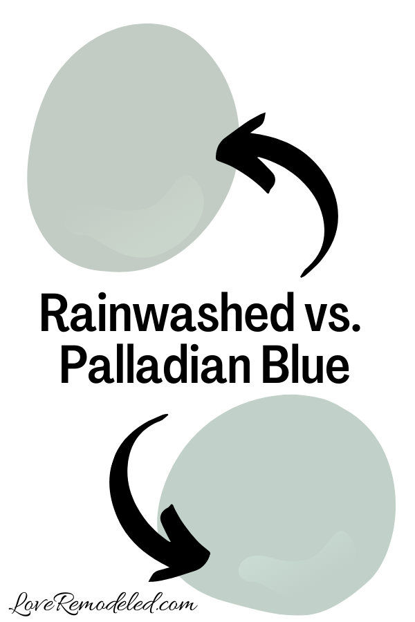 Rainwashed vs. Palladian Blue