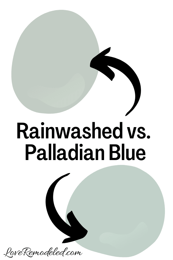 Rainwashed vs. Palladian Blue