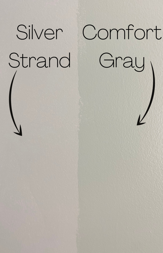 Comfort Gray vs Silver Strand