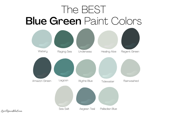 Deep Green Blue Grey Paint 50