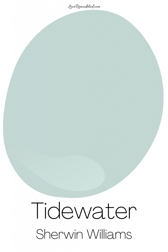 Best Sherwin Williams Blue Green Paint Color - Tidewater