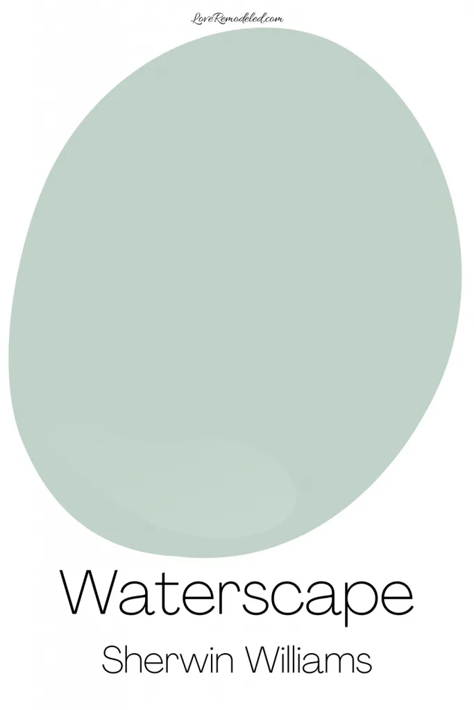 Waterscape Sherwin Williams Paint Drop
