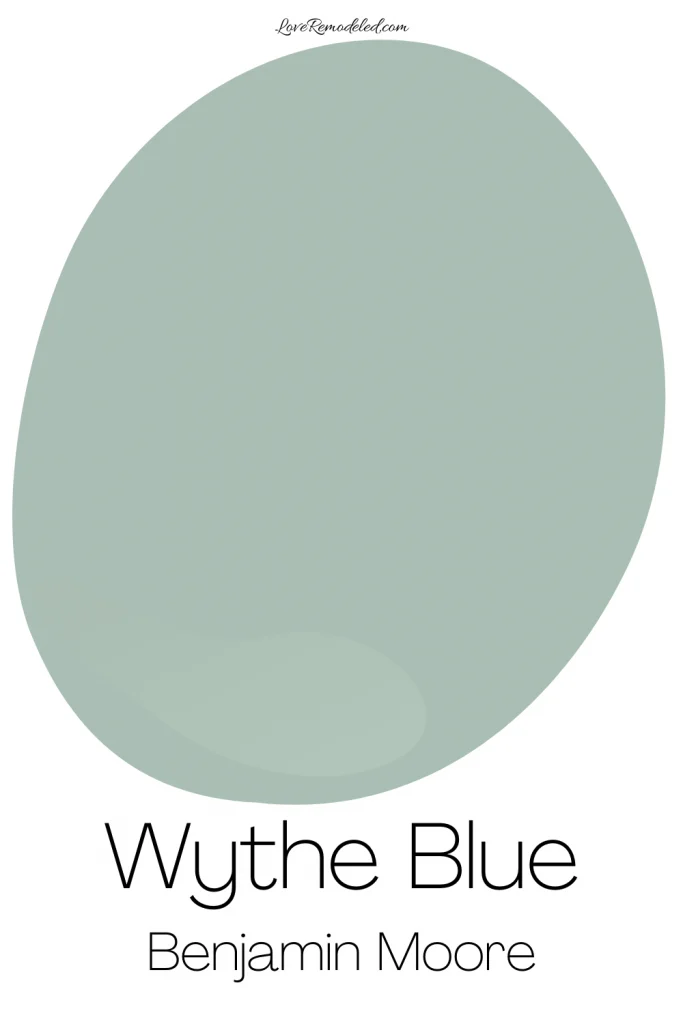 Best Benjamin Moore Blue Green Paint Colors - Wythe Blue