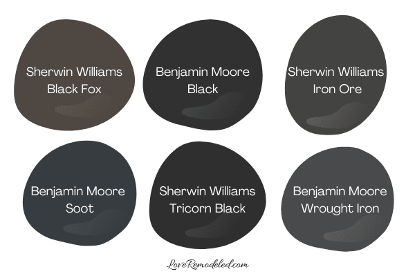 The Best Black Paint Colors