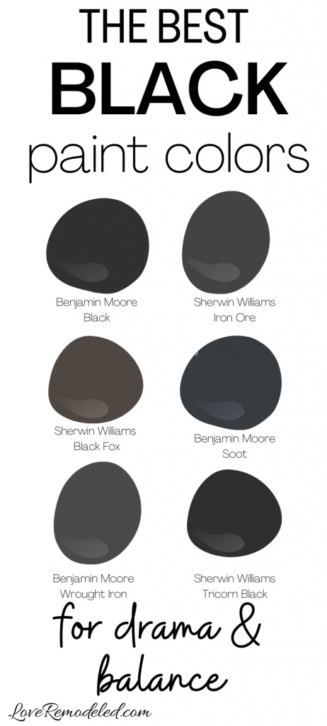 Black Paint Colors