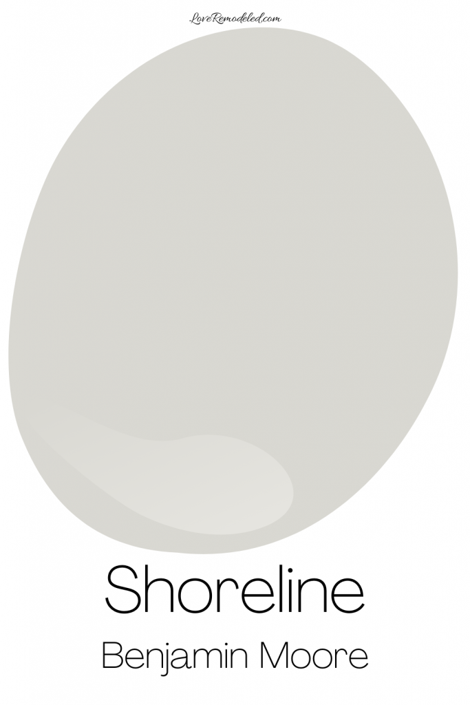 Shoreline Benjamin Moore Paint Drop