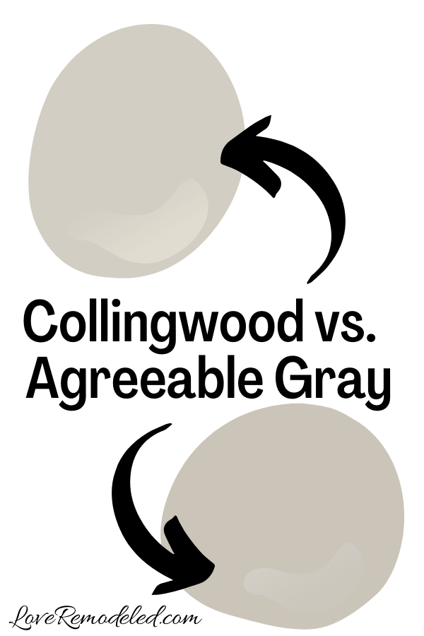 Benjamin Moore Collingwood vs. Agreeable Gray