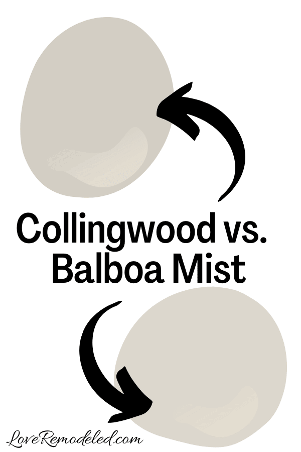 Benjamin Moore Collingwood vs. Balboa Mist