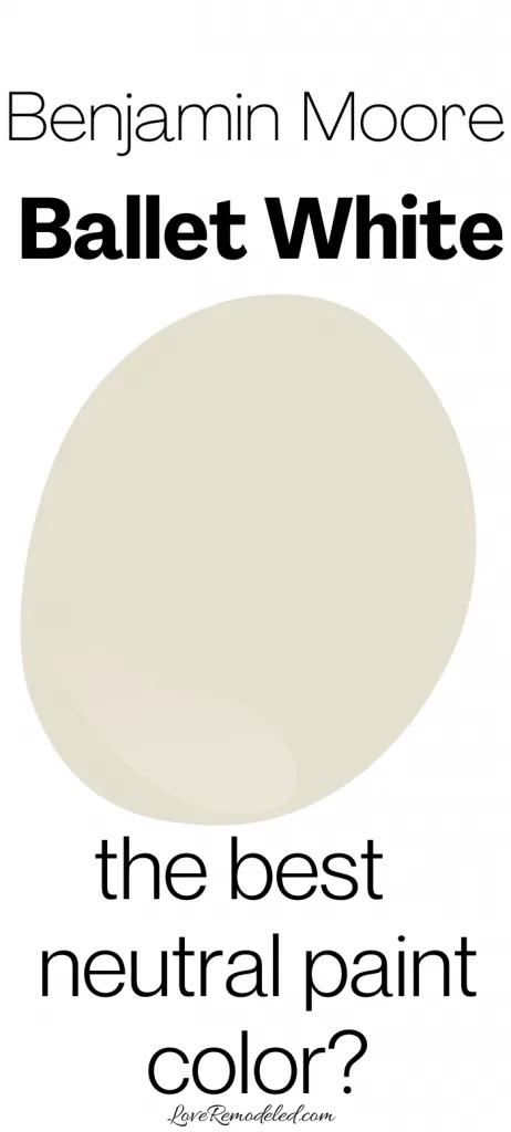 Ballet White Benjamin Moore Paint Color