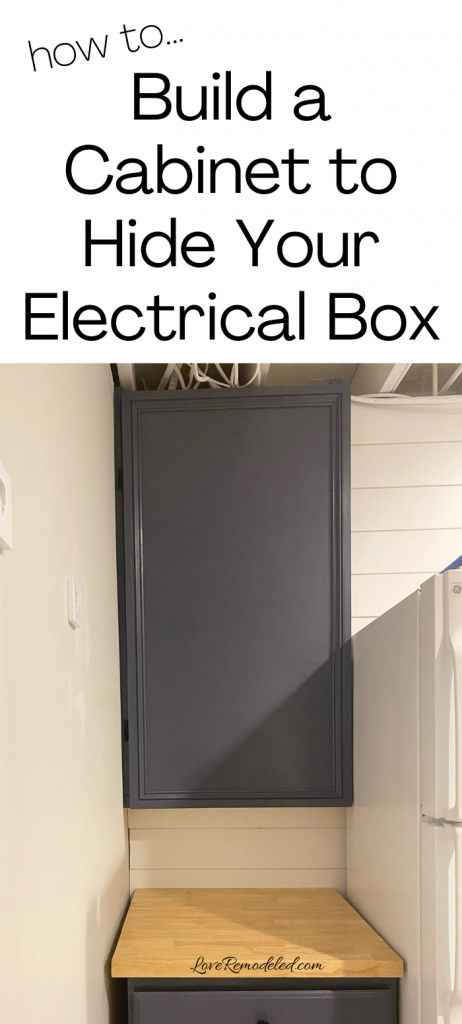 Build a Cabinet to Hide Your Electrical Box