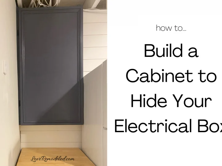 Build a Cabinet to Hide Your Electrical Box